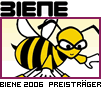 Logo der Biene 2006 mit der Aufschrift Preisträger